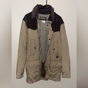 Men’s vintage Remington barn coat brown and tan size XL hunting jacket